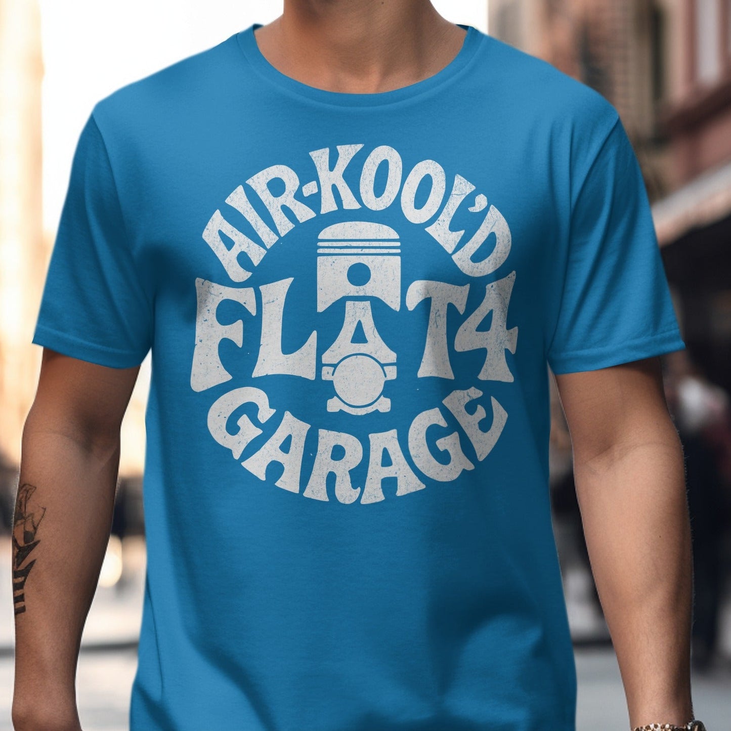 Air Kool'd Flat 4 Garage Printed T-shirt product type