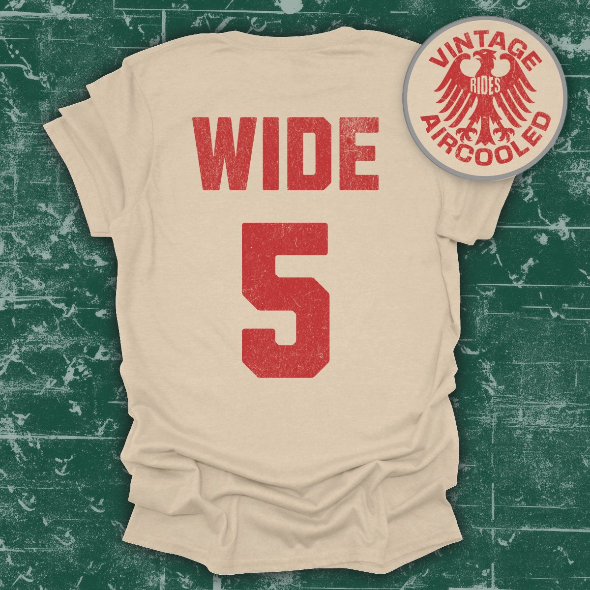 Vintage Rides Aircooled Wide 5 T-shirt product type
