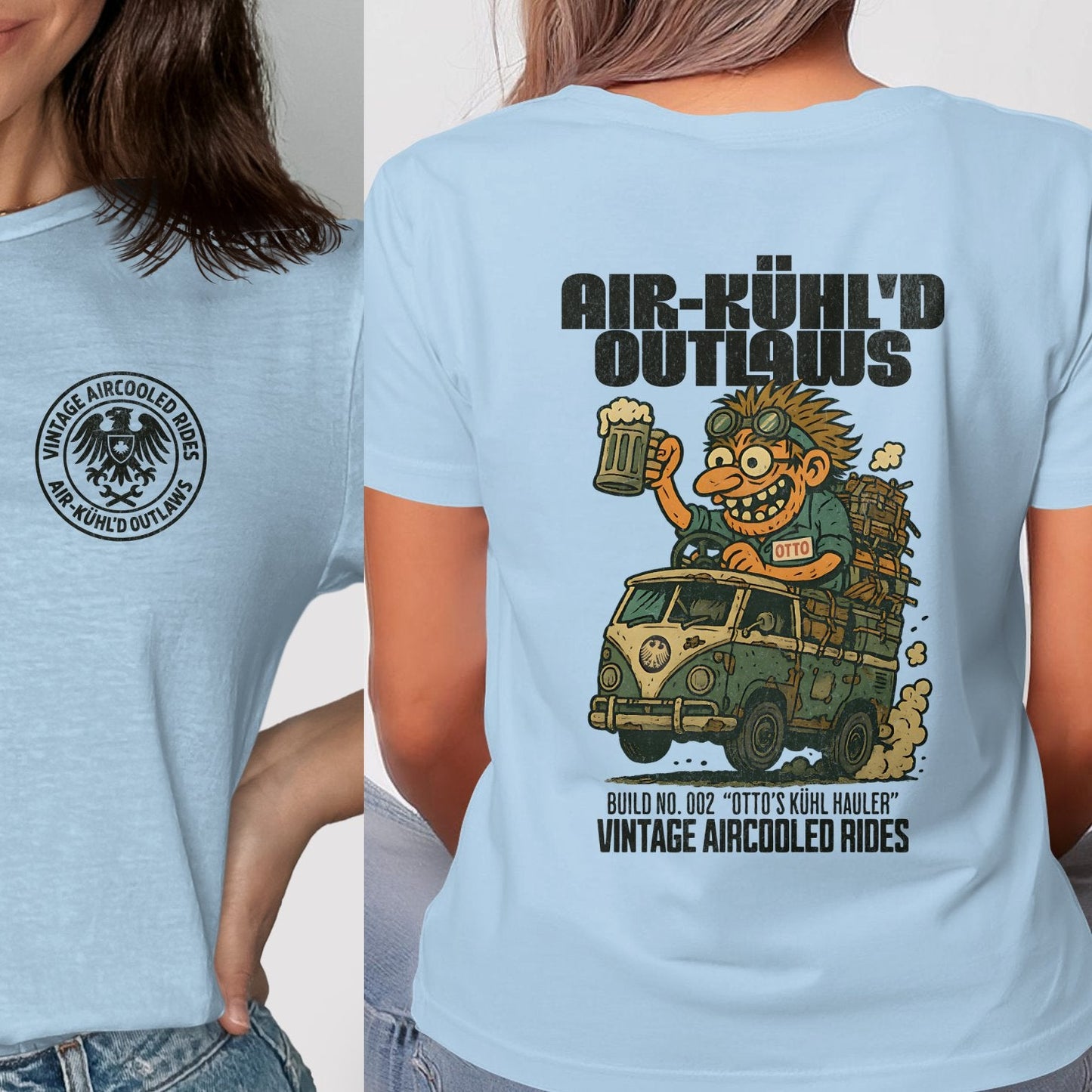 Air-Kühl'd Outlaws Vintage Aircooled Rides t-shirt product type