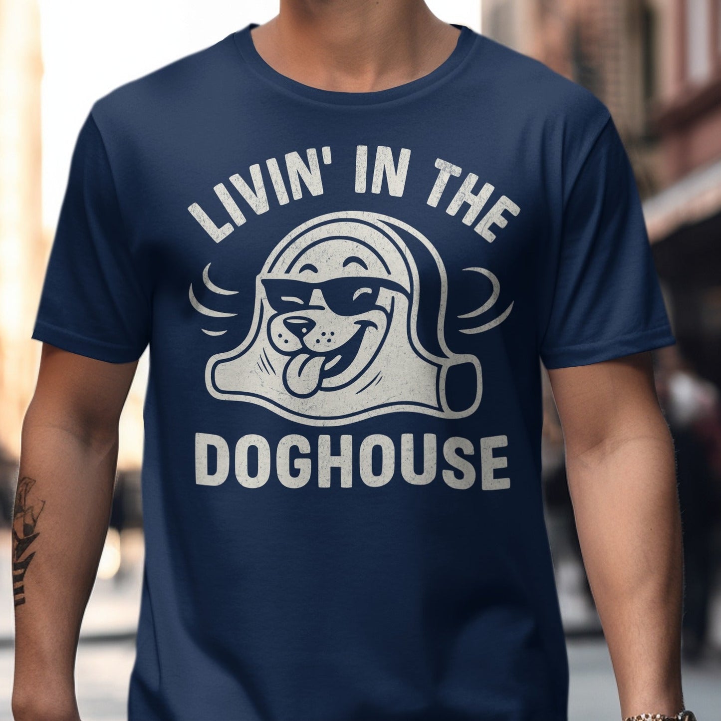 Livin' in the Doghouse Graphic T-Shirt product