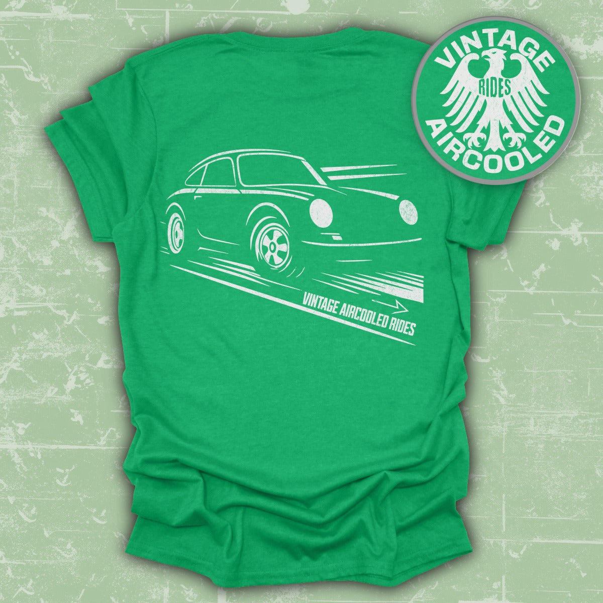 Vintage Aircooled Rides Graphic Tee product