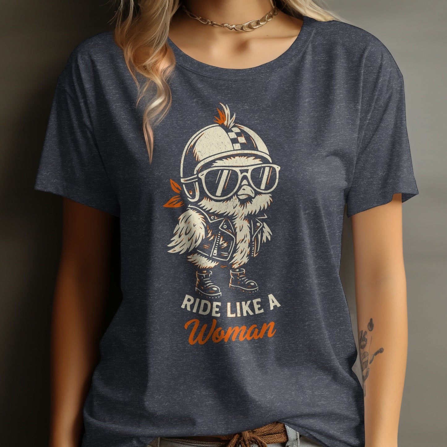 Ride Like a Woman Printed T-shirt product