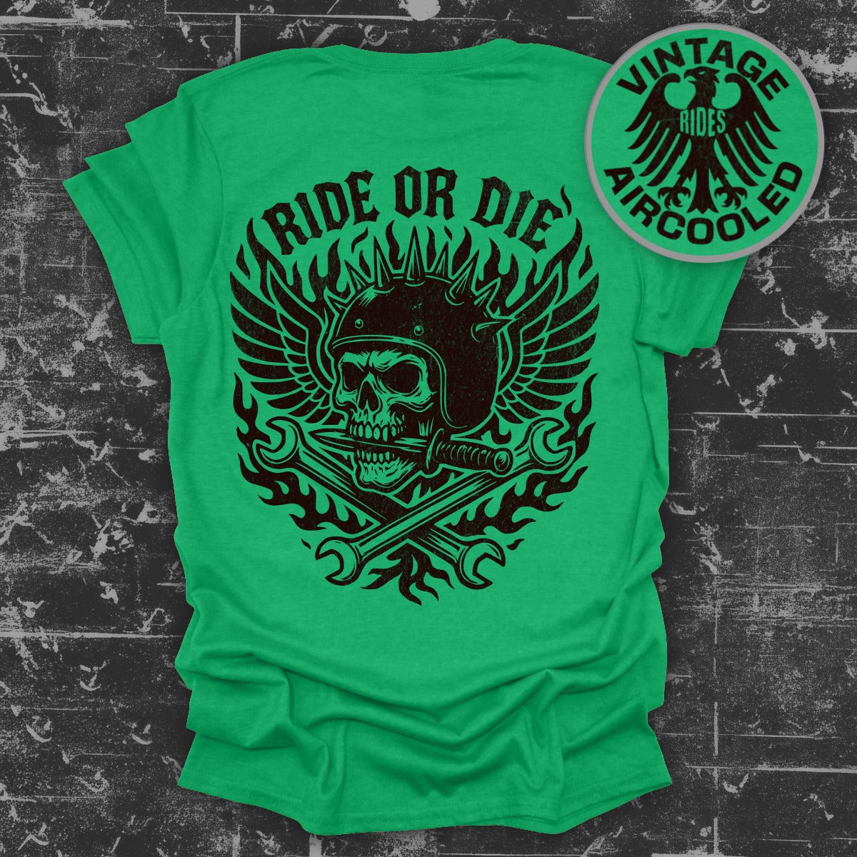 Ride or Die Vintage Rides Aircooled T-Shirt product type