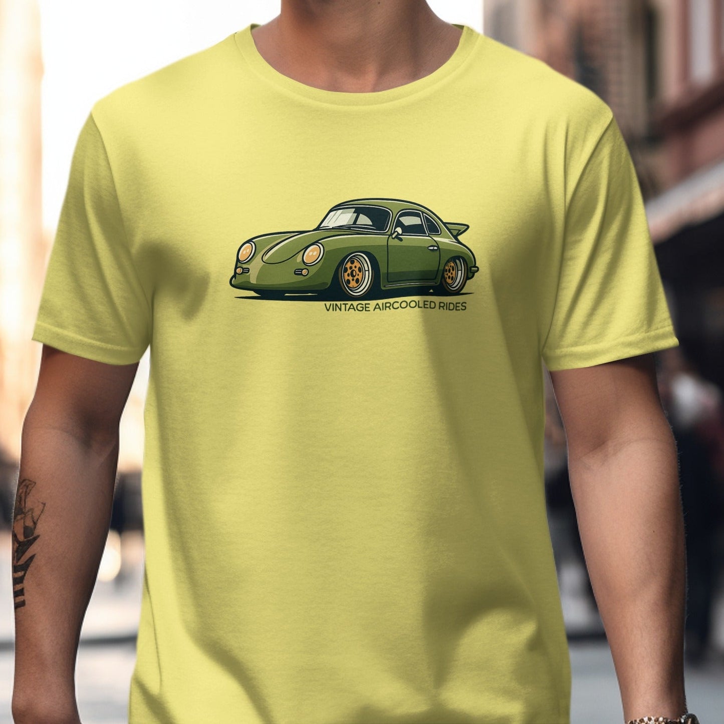 Vintage Aircooled Rides Graphic on T-shirt product type