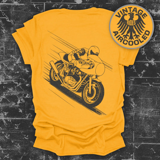 Vintage Rides Aircooled Motorcycle T-Shirt product type