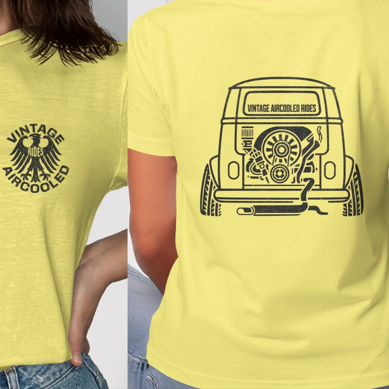 Vintage Aircooled Rides Graphic Print T-Shirt product type