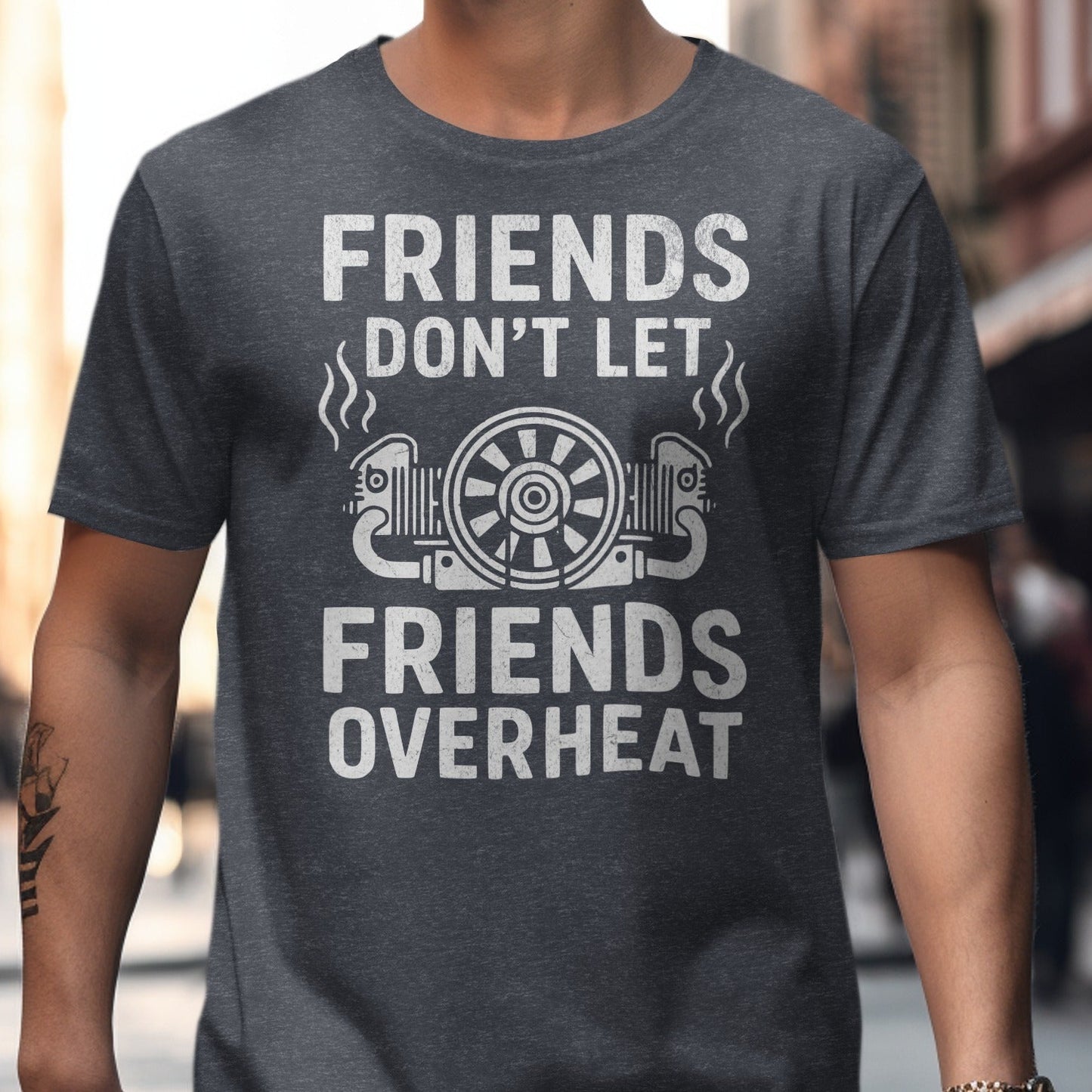 Friends Don't Let Friends Overheat T-shirt product