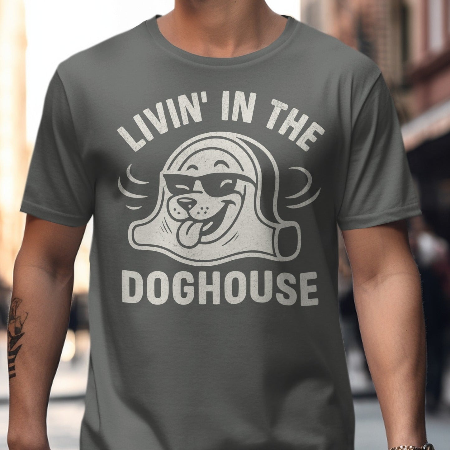 Livin' In The Doghouse Graphic T-Shirt product