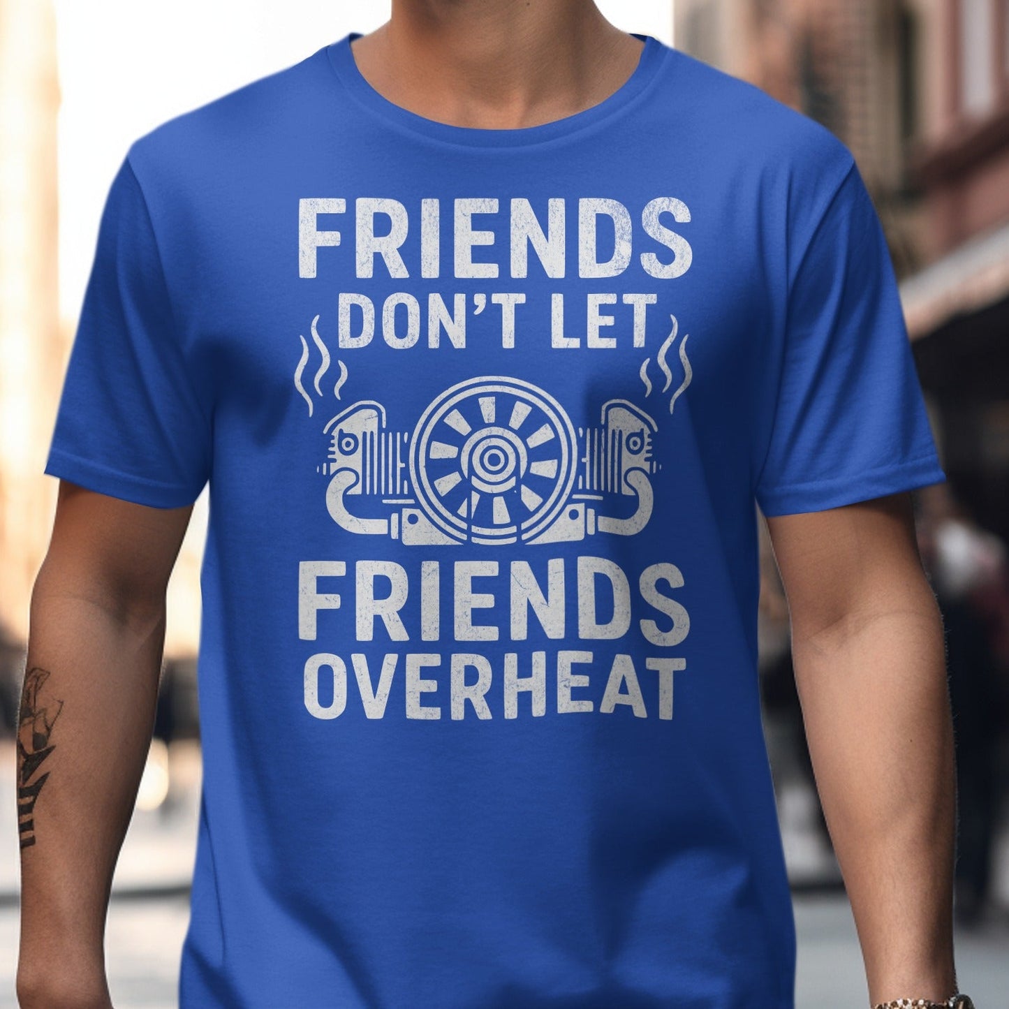 Friends Don't Let Friends Overheat T-shirt product