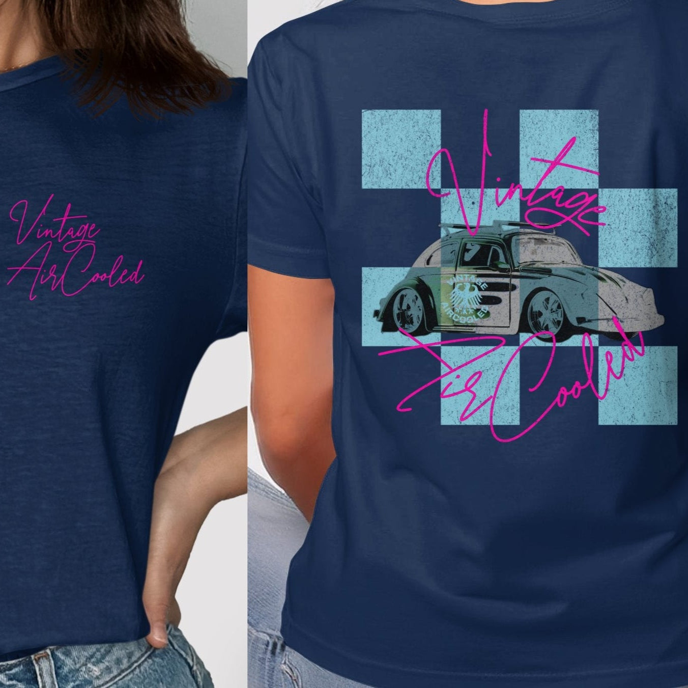 Vintage Air Cooled Car Graphic Design T-Shirt product