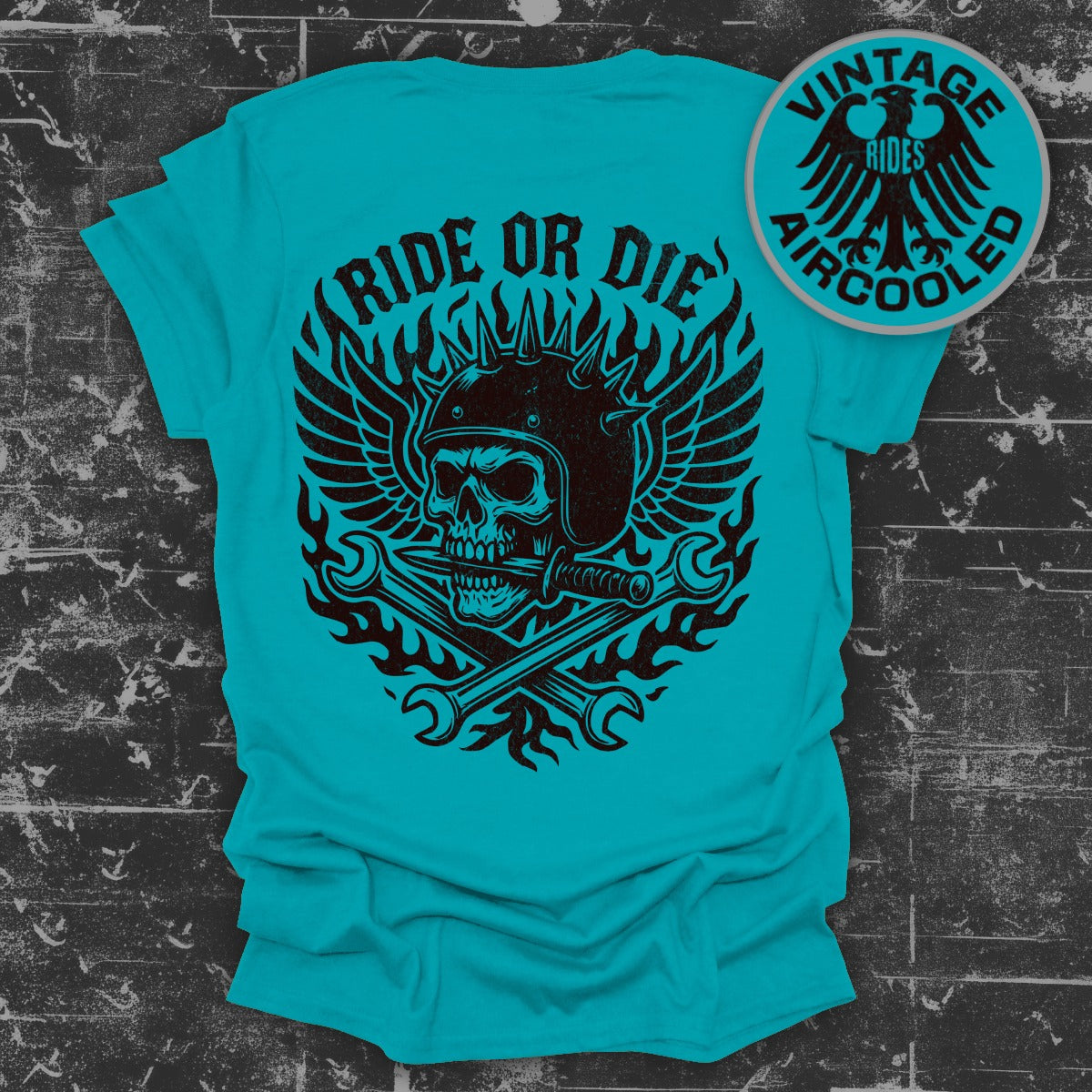 Ride Or Die Vintage Rides Aircooled T-Shirt product