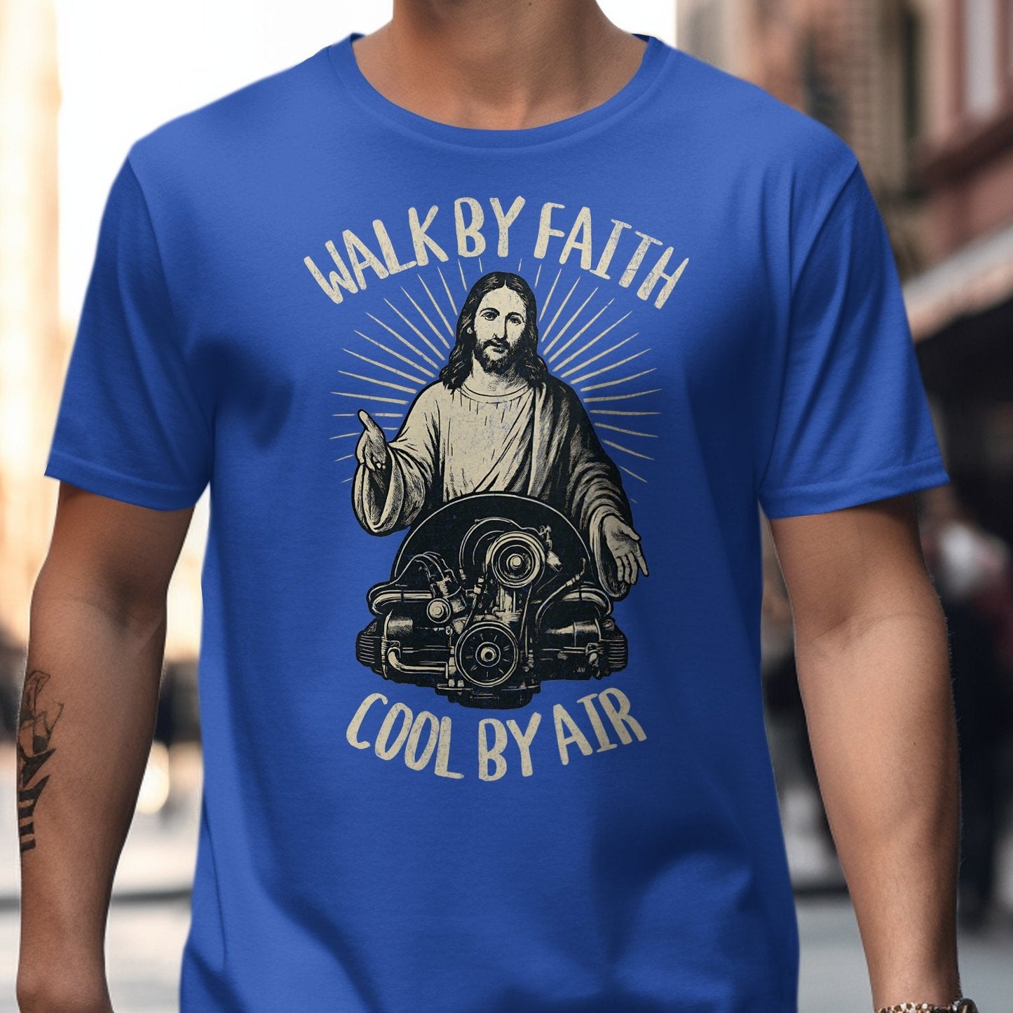 Walk By Faith Cool By Air Design T-shirt product type