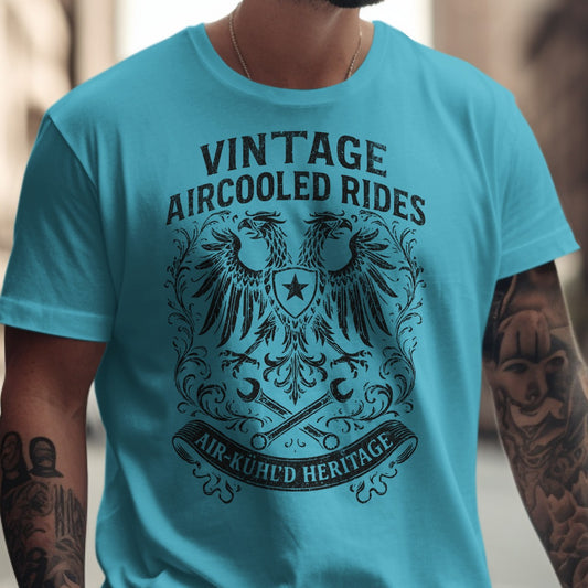 Vintage Aircooled Rides Short Sleeve T-Shirt