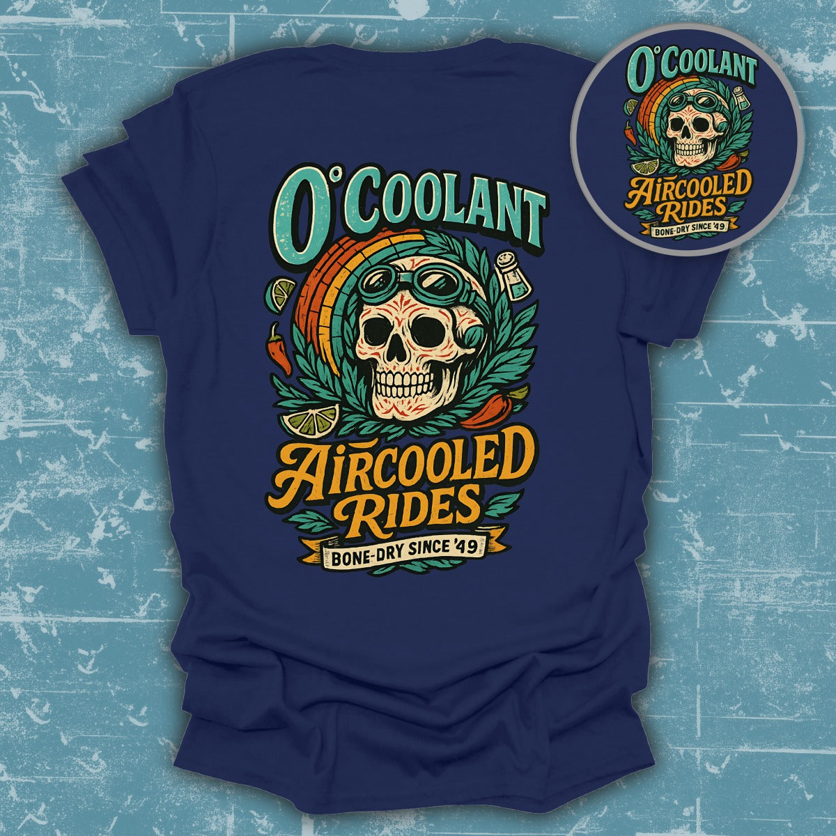 O' Coolant Aircooled Rides Vintage Style T-shirt product