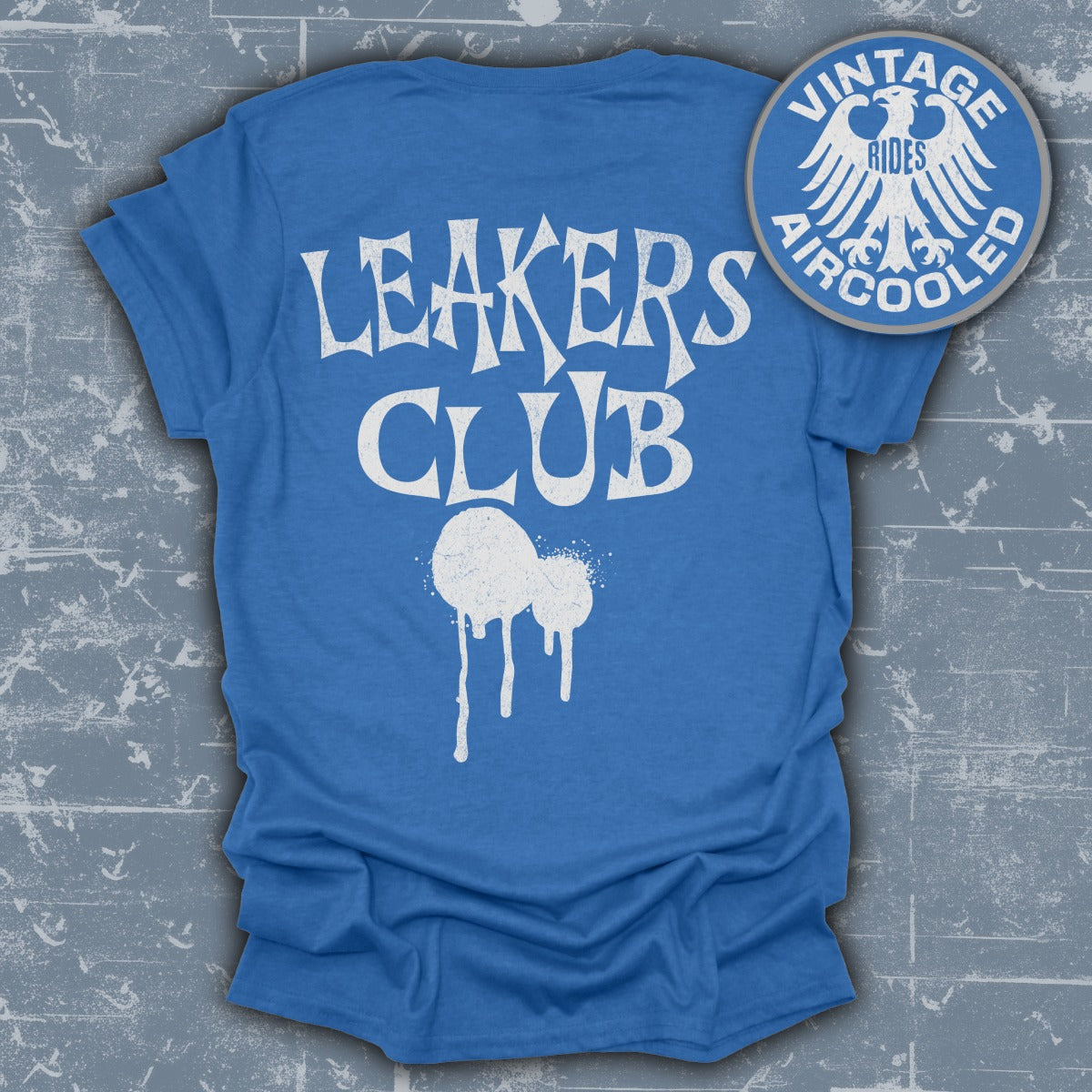 Leakers Club Dripping Print Vintage Rides T-shirt product