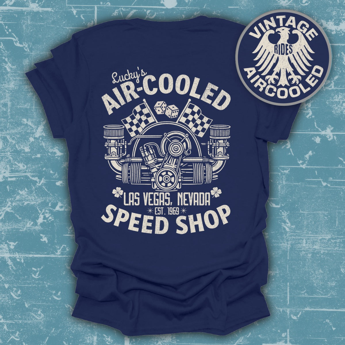 Air Cooled Speed Shop Las Vegas T-Shirt product type