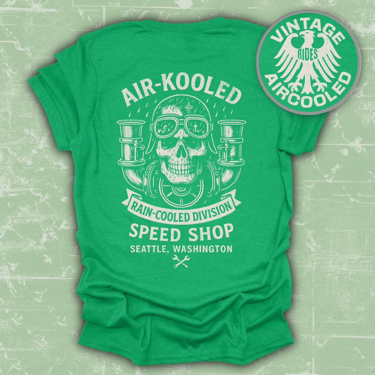 Vintage Air-Kooled Speed Shop T-Shirt product type