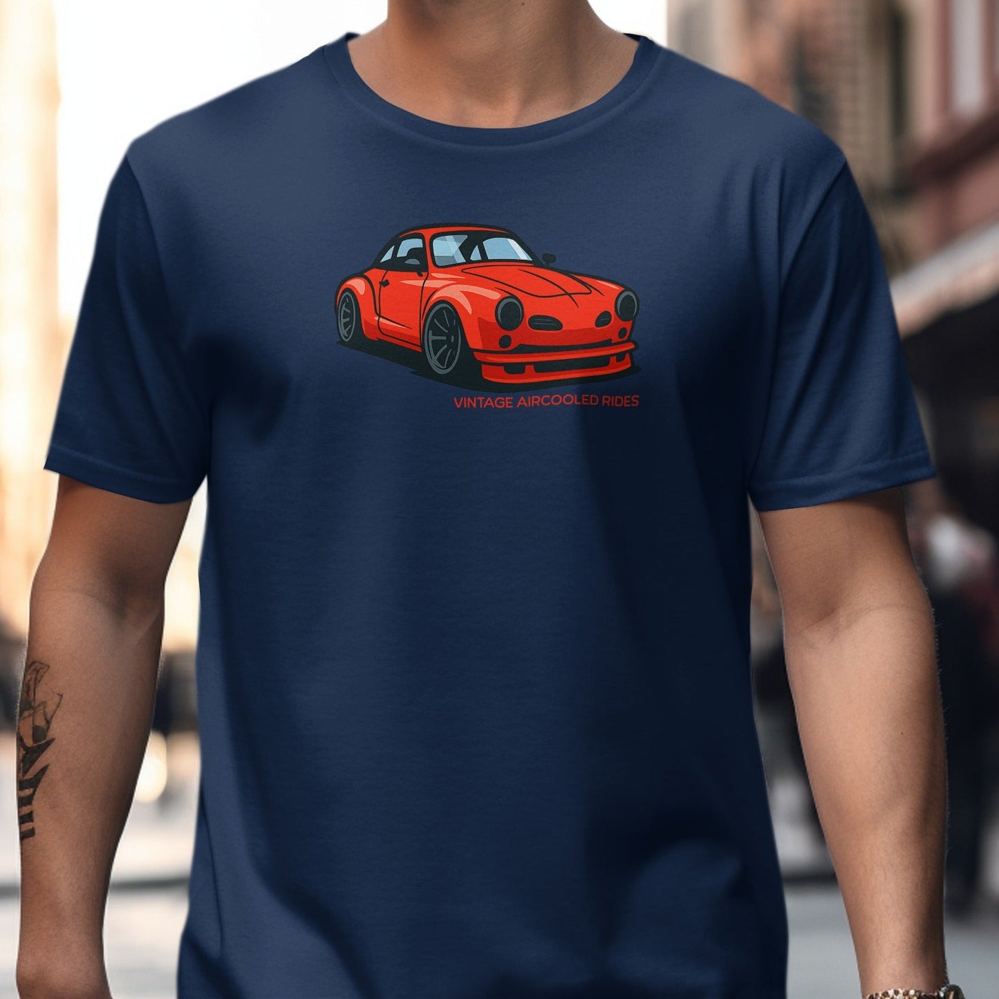 Vintage Racing Car Graphic T-Shirt design product type