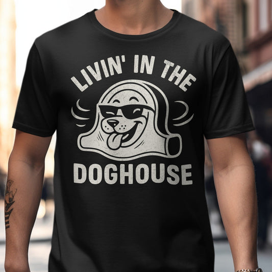 Livin' In The Doghouse Graphic Tee shirt product