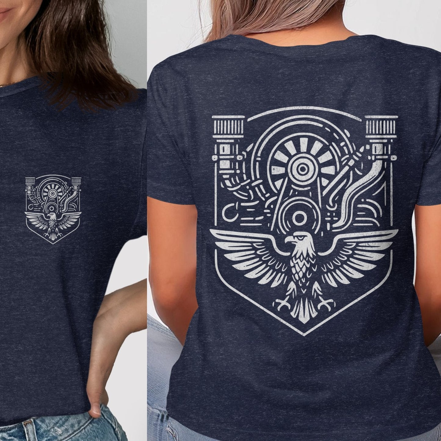 Vintage Engine and Eagle Graphic Tee product type