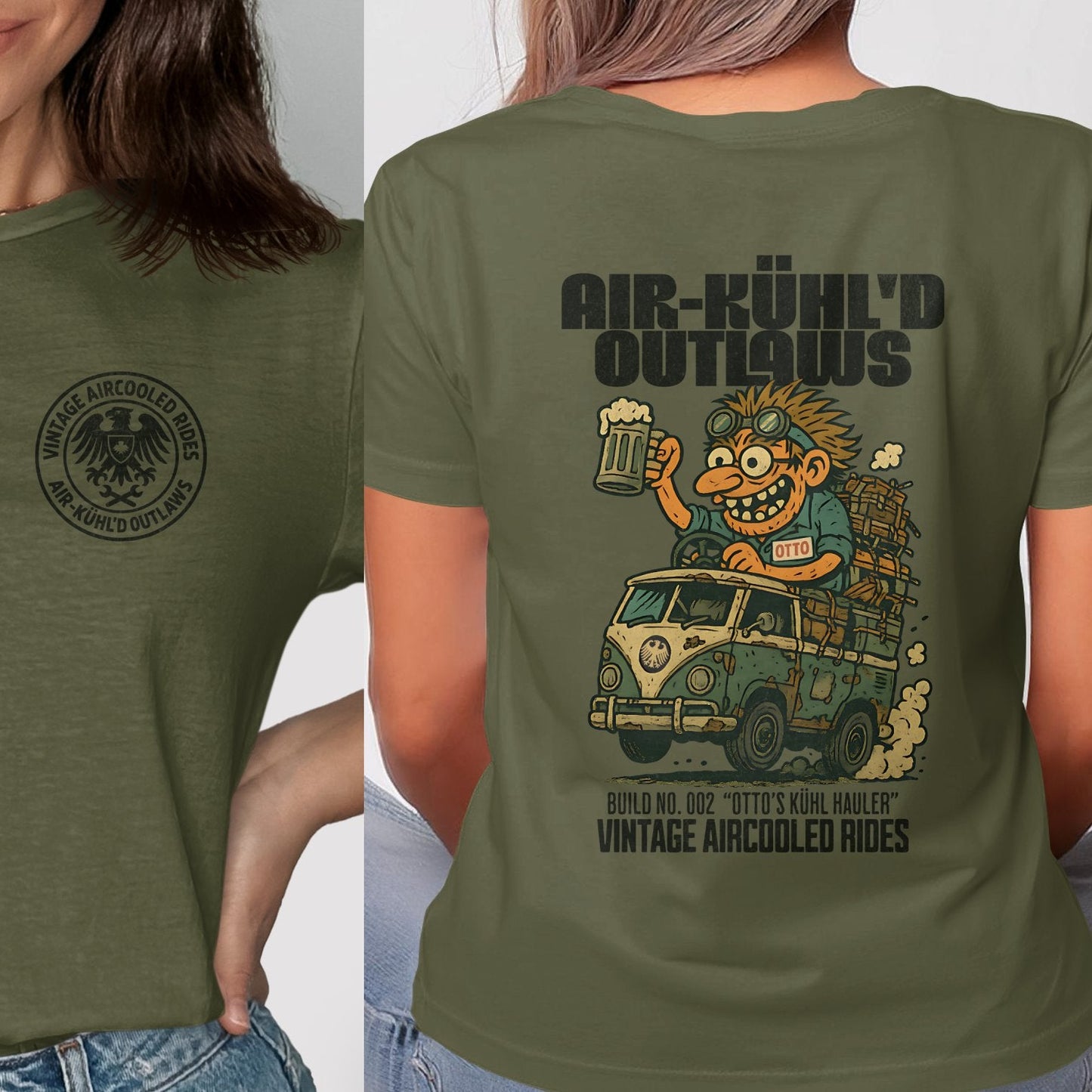 Air-Kühl'd Outlaws Vintage Aircooled Rides shirt product