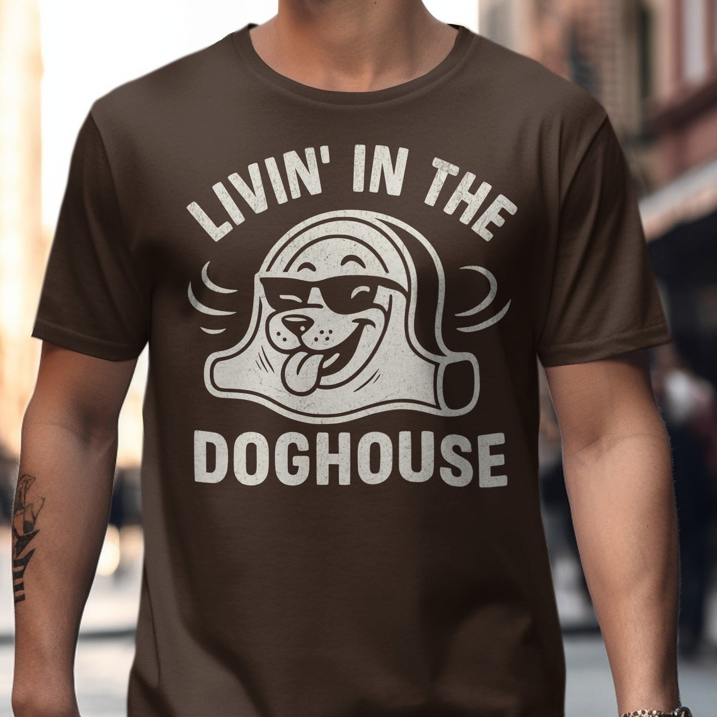 Livin' in the Doghouse Graphic Tee product type