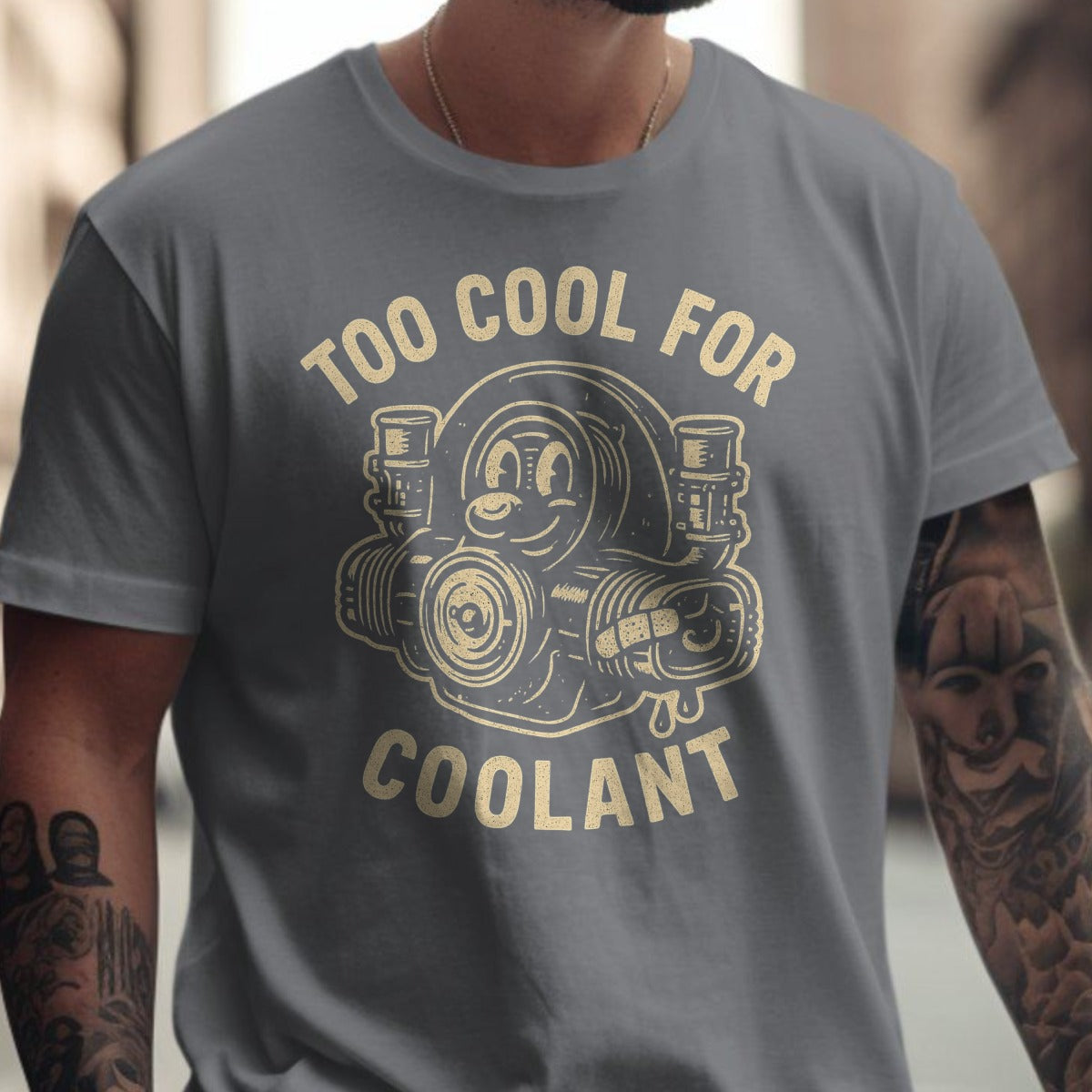 Too Cool For Coolant Graphic Design T-Shirt product type