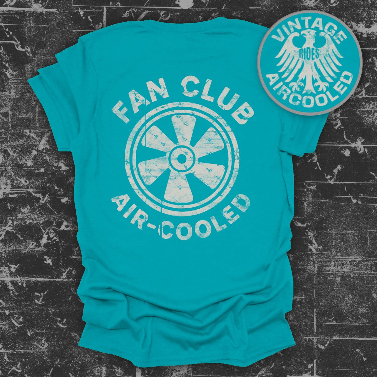 Air-Cooled Fan Club Vintage Rides Graphic T-Shirt