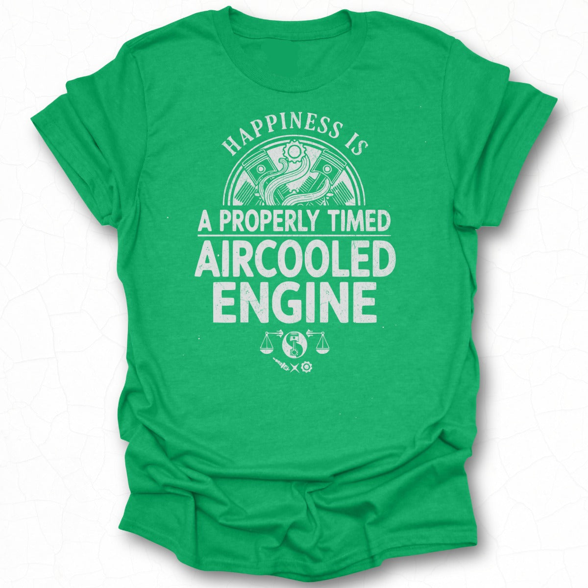 Happiness Is A Properly Timed Aircooled Engine Shirt