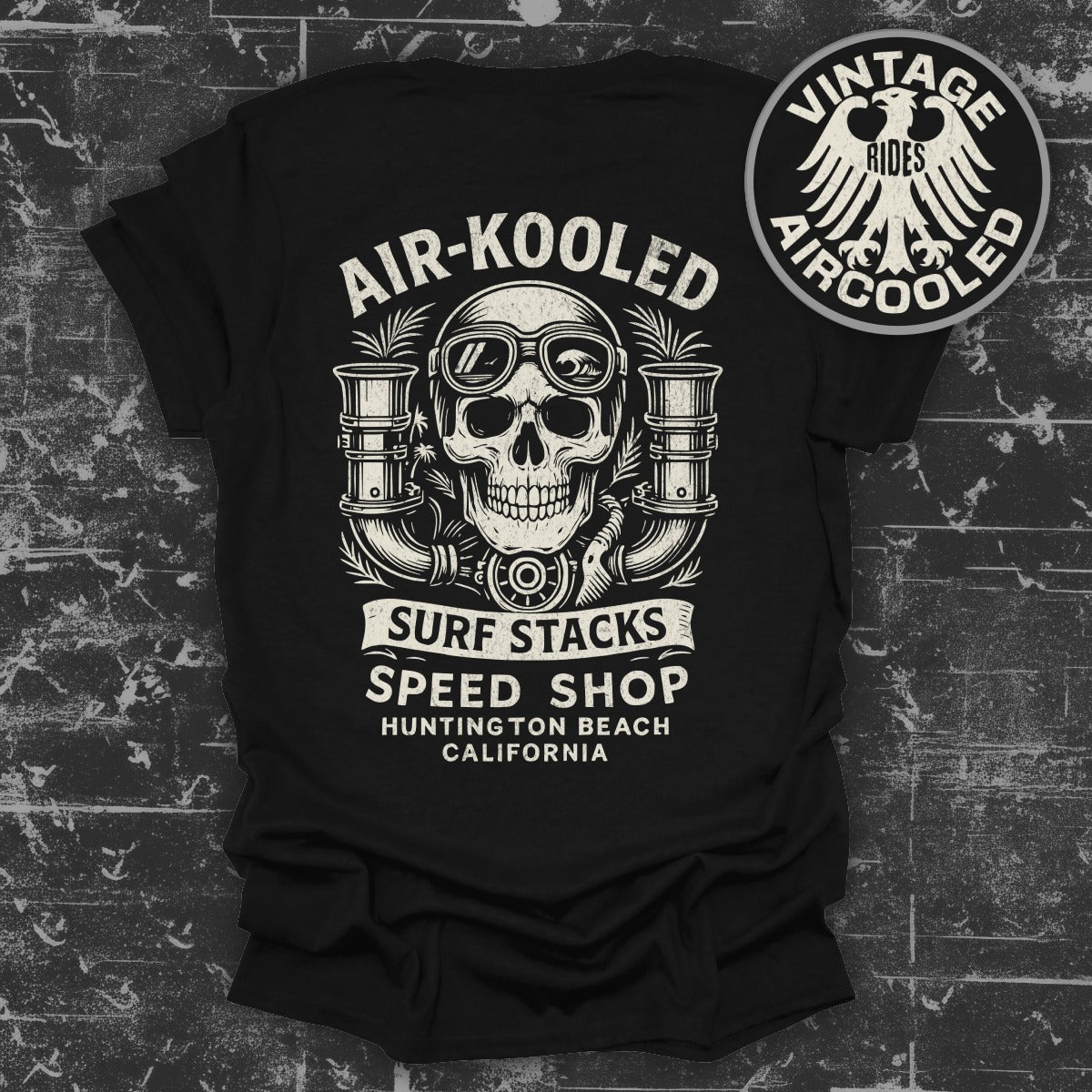 Cool Vintage Air-Kooled Skull T-Shirt product type