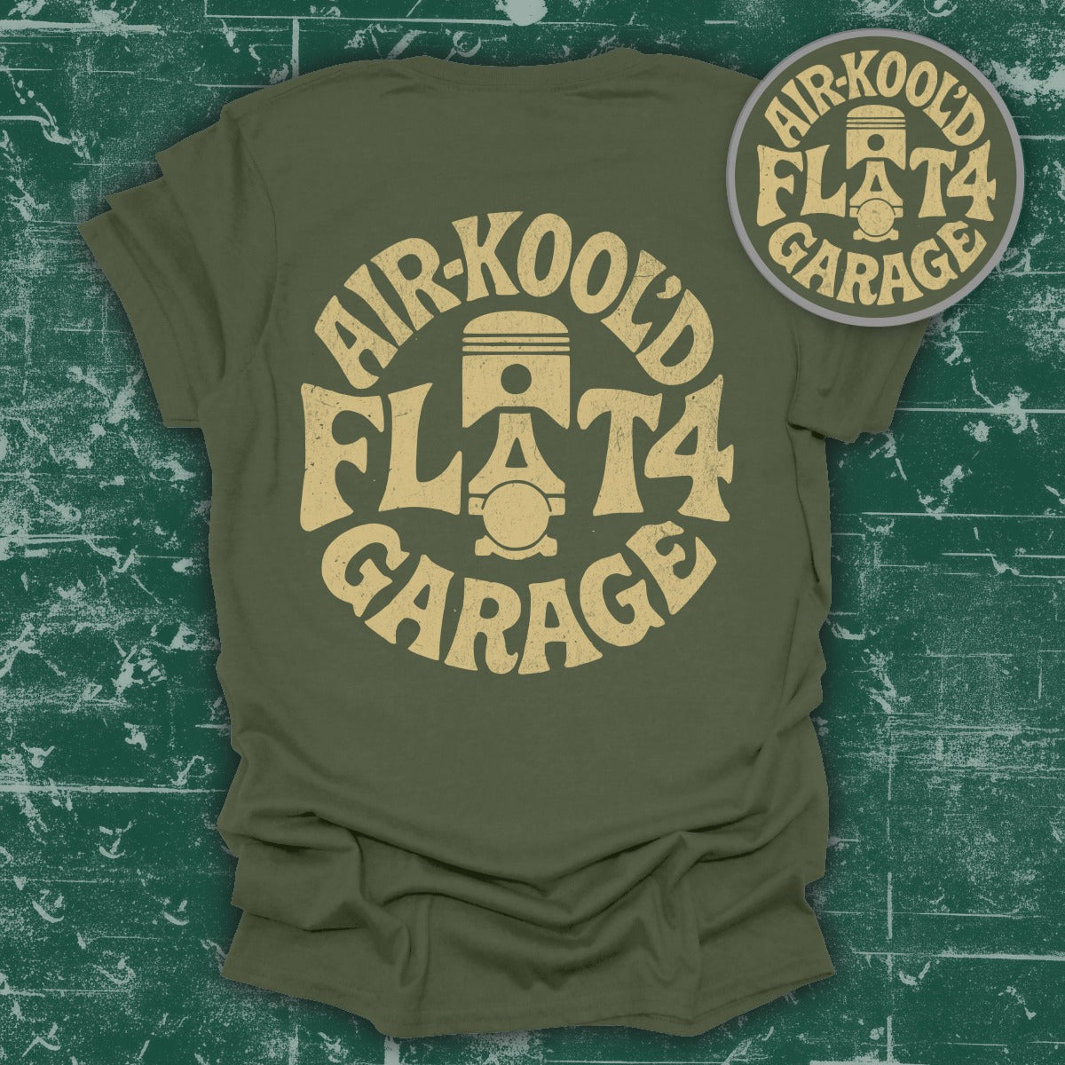 Air-Kool'd Flat 4 Garage T-shirt product type