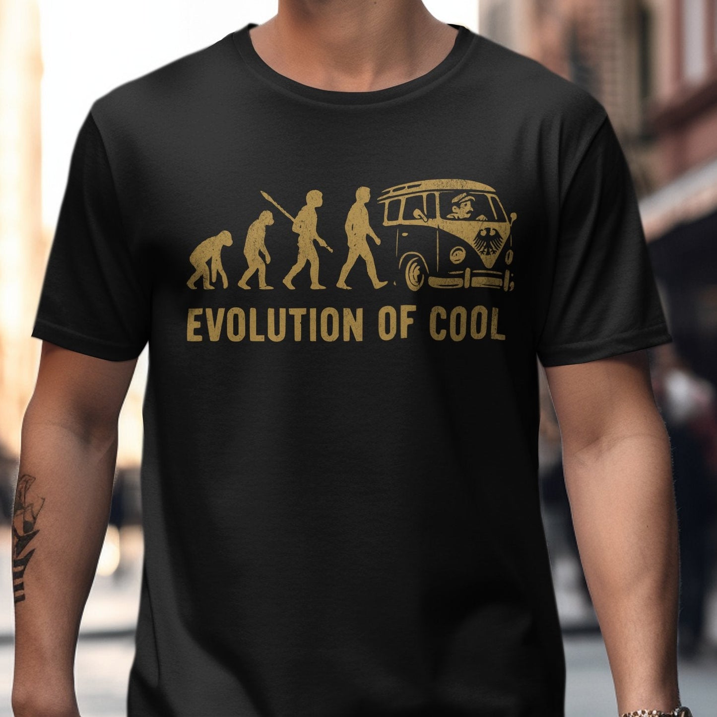 Evolution of Cool Funny Graphic Men's T-Shirt product