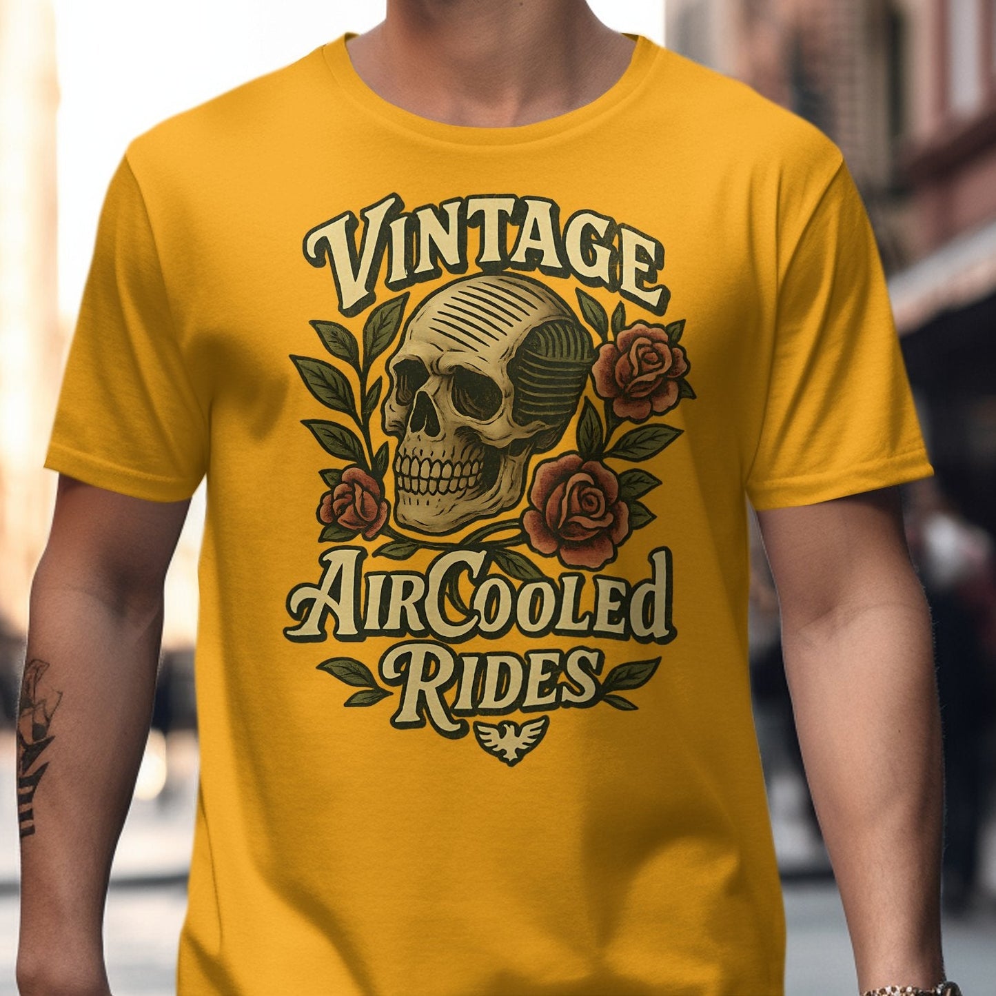 Vintage Air Cooled Rides Graphic Tee product type