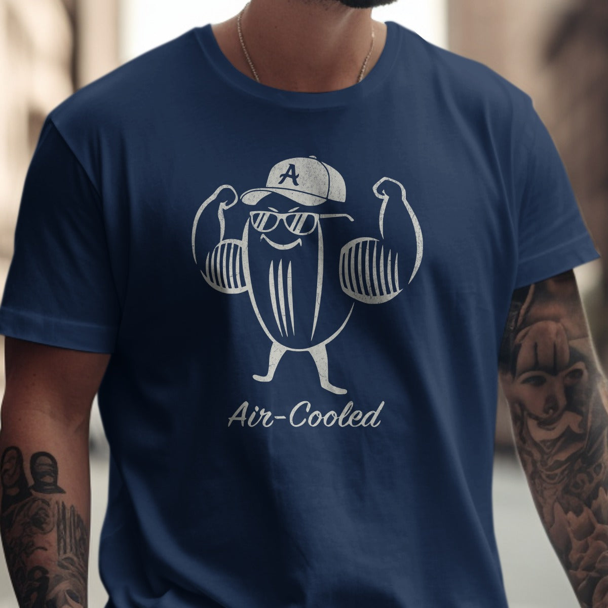 Air-Cooled Muscle Icon Graphic Tee product type
