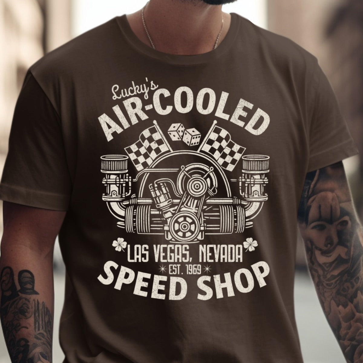 Lucky's Air-Cooled Speed Shop Las Vegas T-shirt product