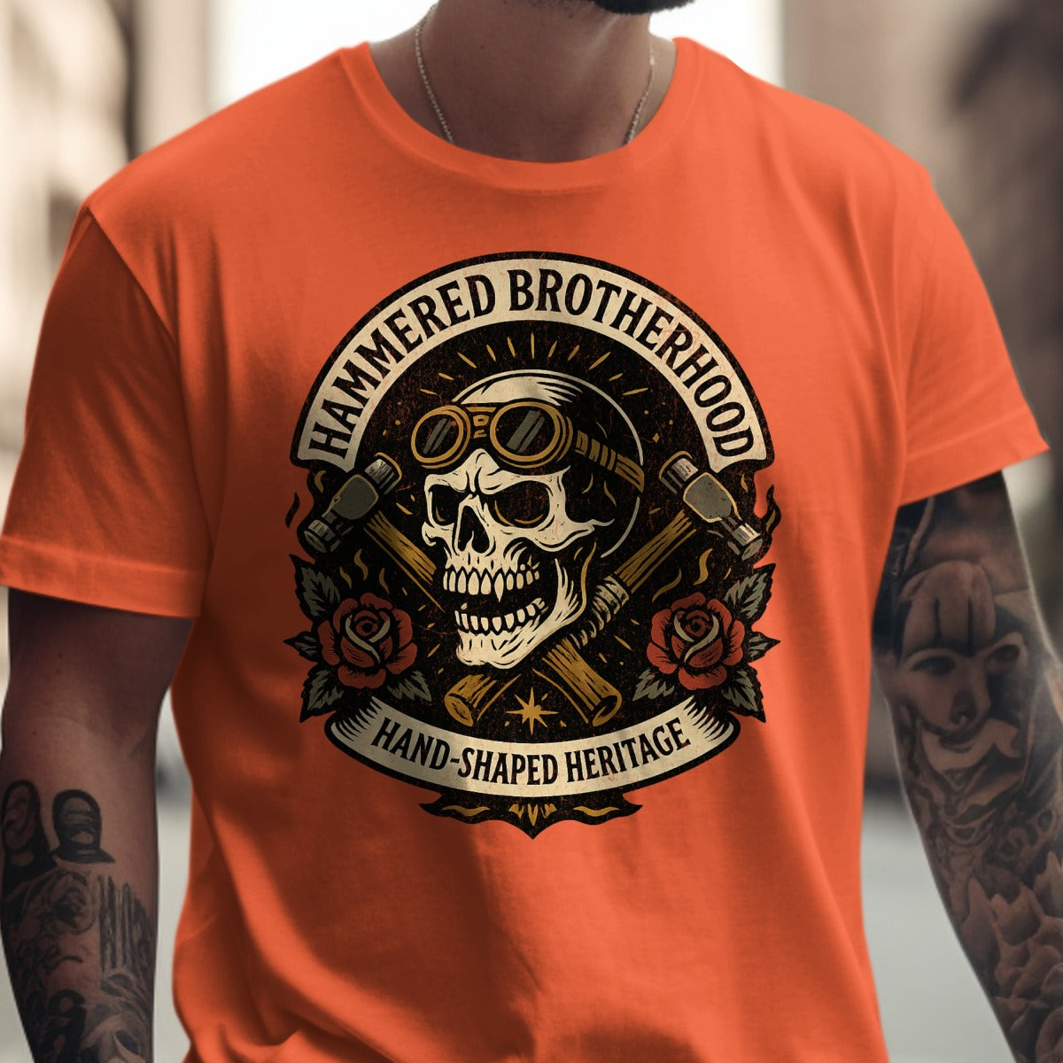 Hammered Brotherhood Hand Shaped Heritage T-shirt product