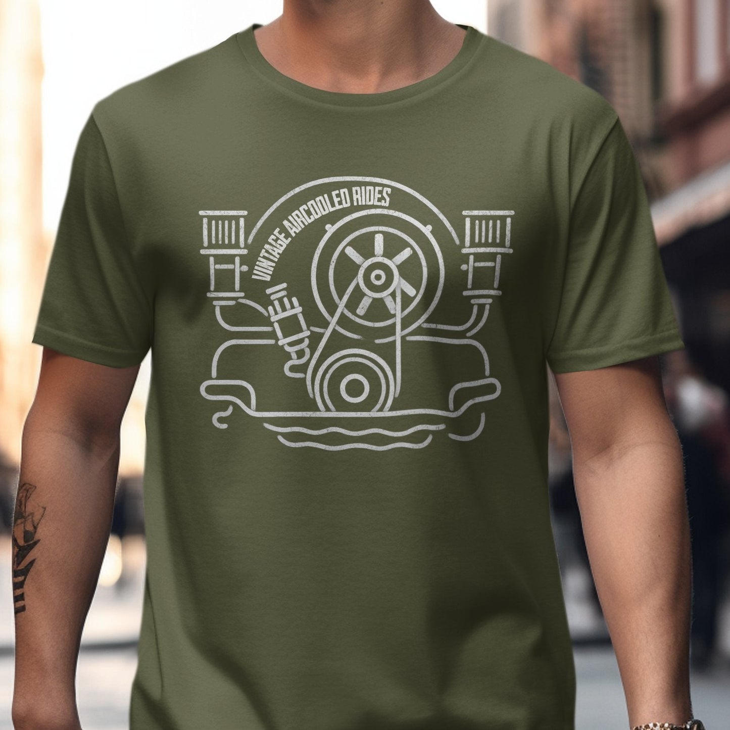 Unique Aircooled Rides Graphic T-Shirt product