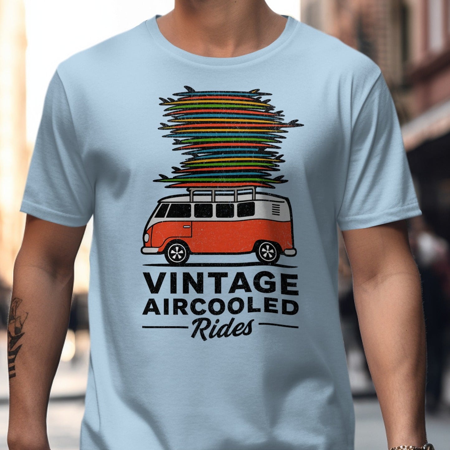 Vintage Aircooled Rides Graphic T-Shirt product