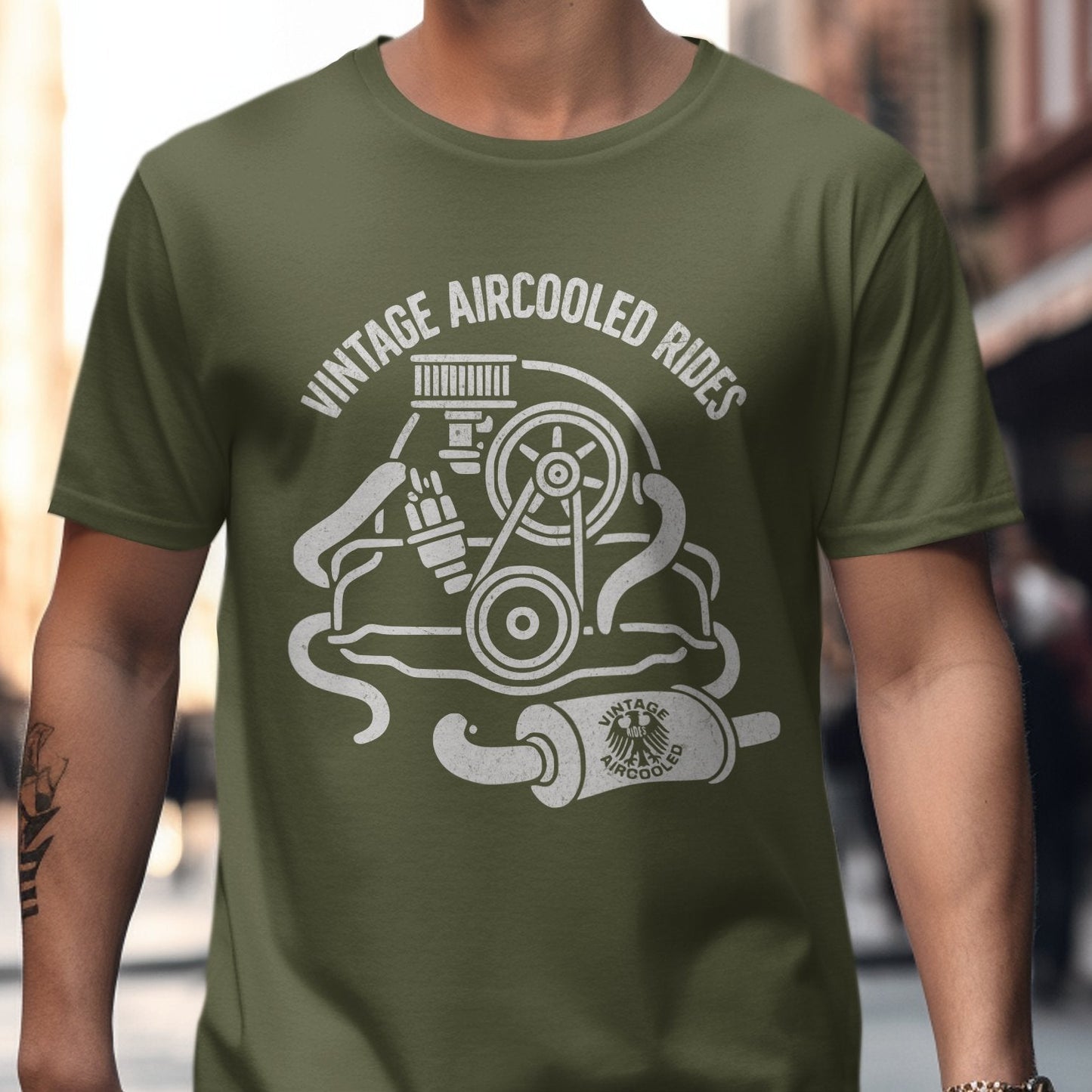 Vintage Aircooled Rides Graphic T-Shirt product type