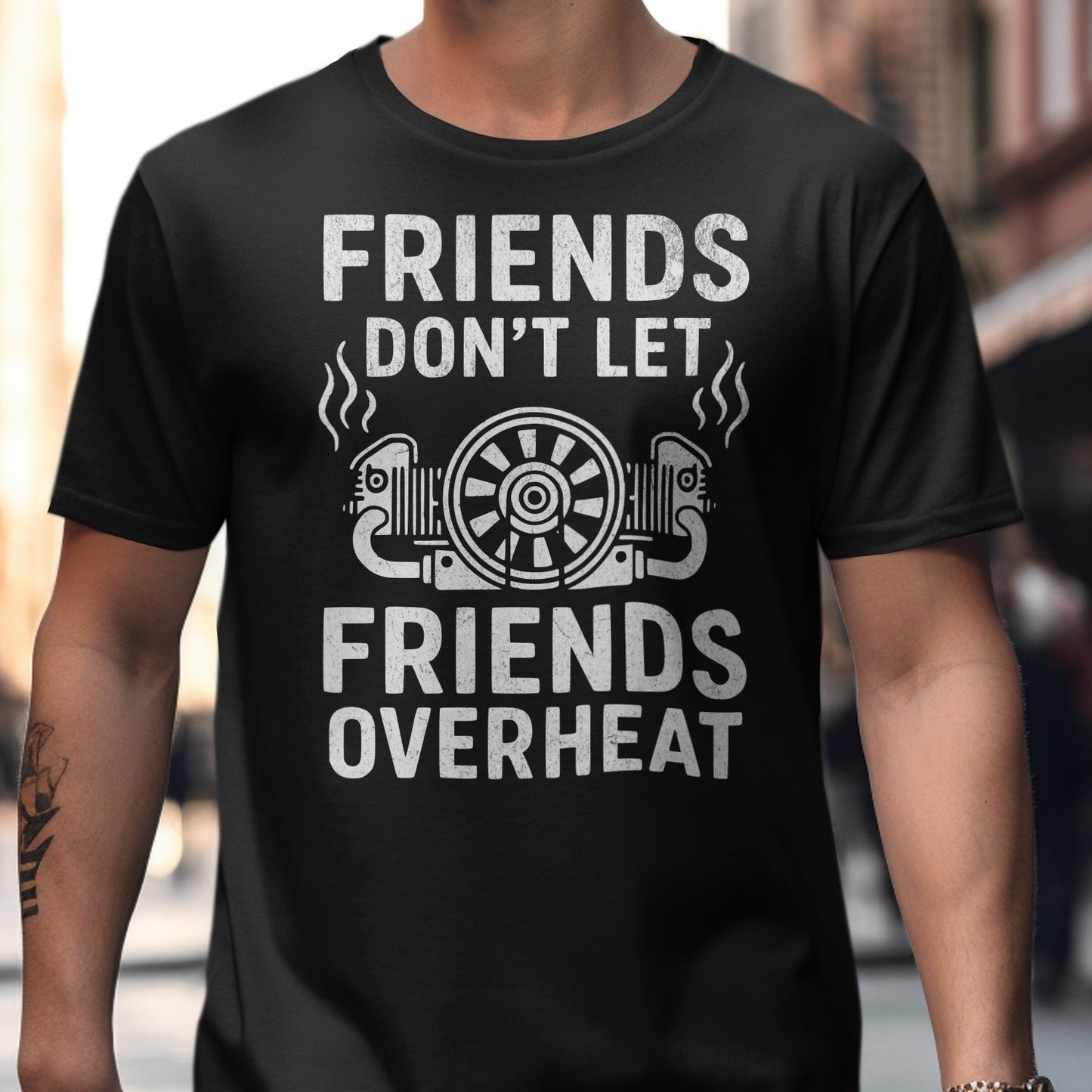 Friends Don't Let Friends Overheat T-Shirt product