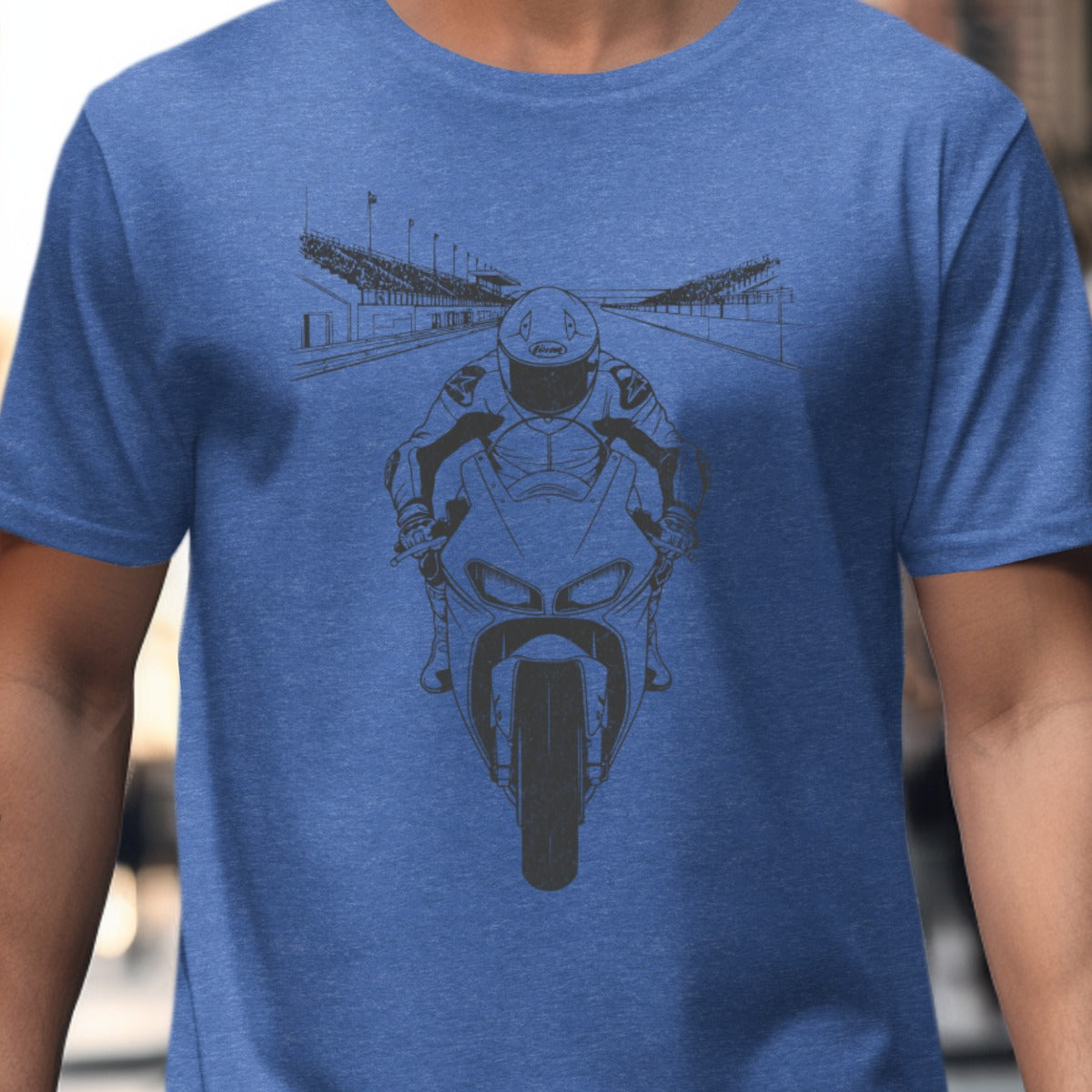 Motorcycle Racer Graphic Design T-Shirt product type
