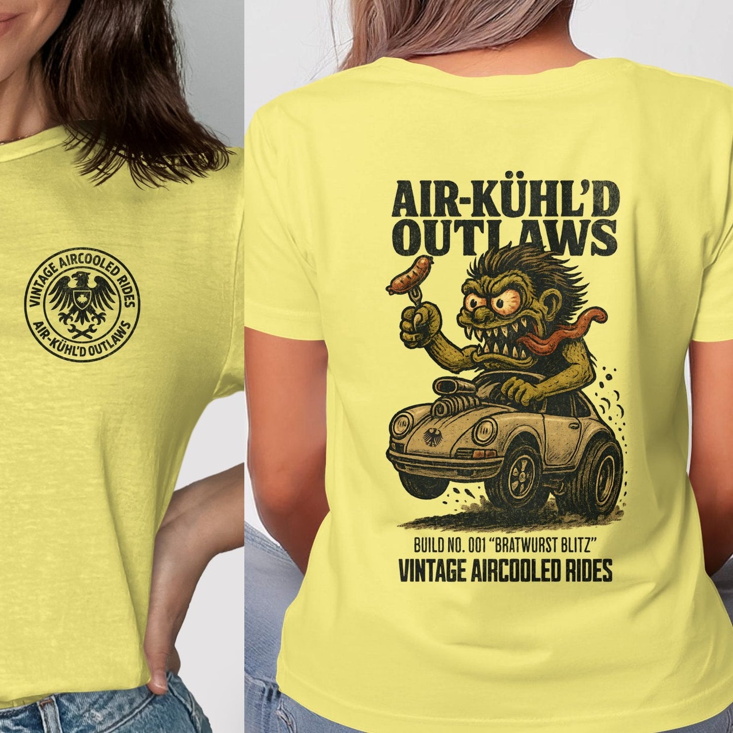 Air-Kühl'd Outlaws Vintage Aircooled Rides T-shirt product