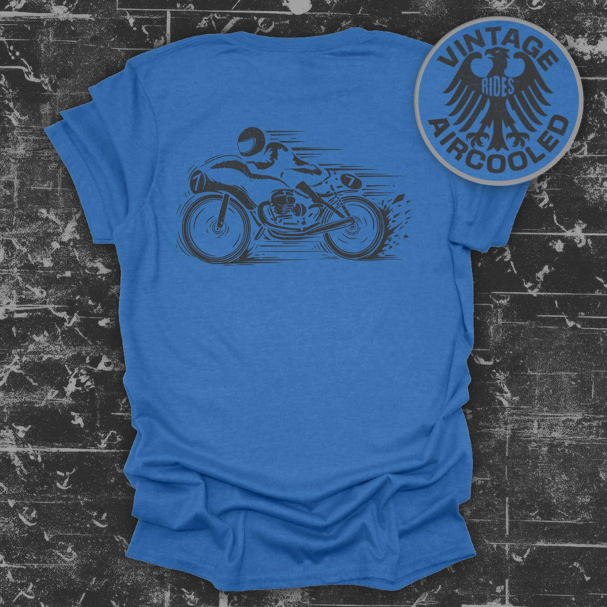 Vintage Aircooled Rider Graphic Tee Shirt product type