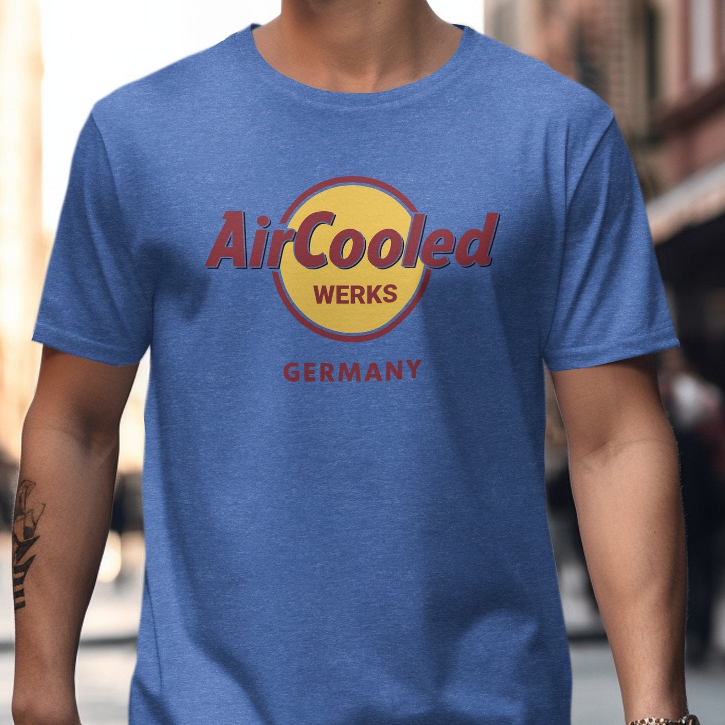 AirCooled Werks Germany Blue Printed Shirt product