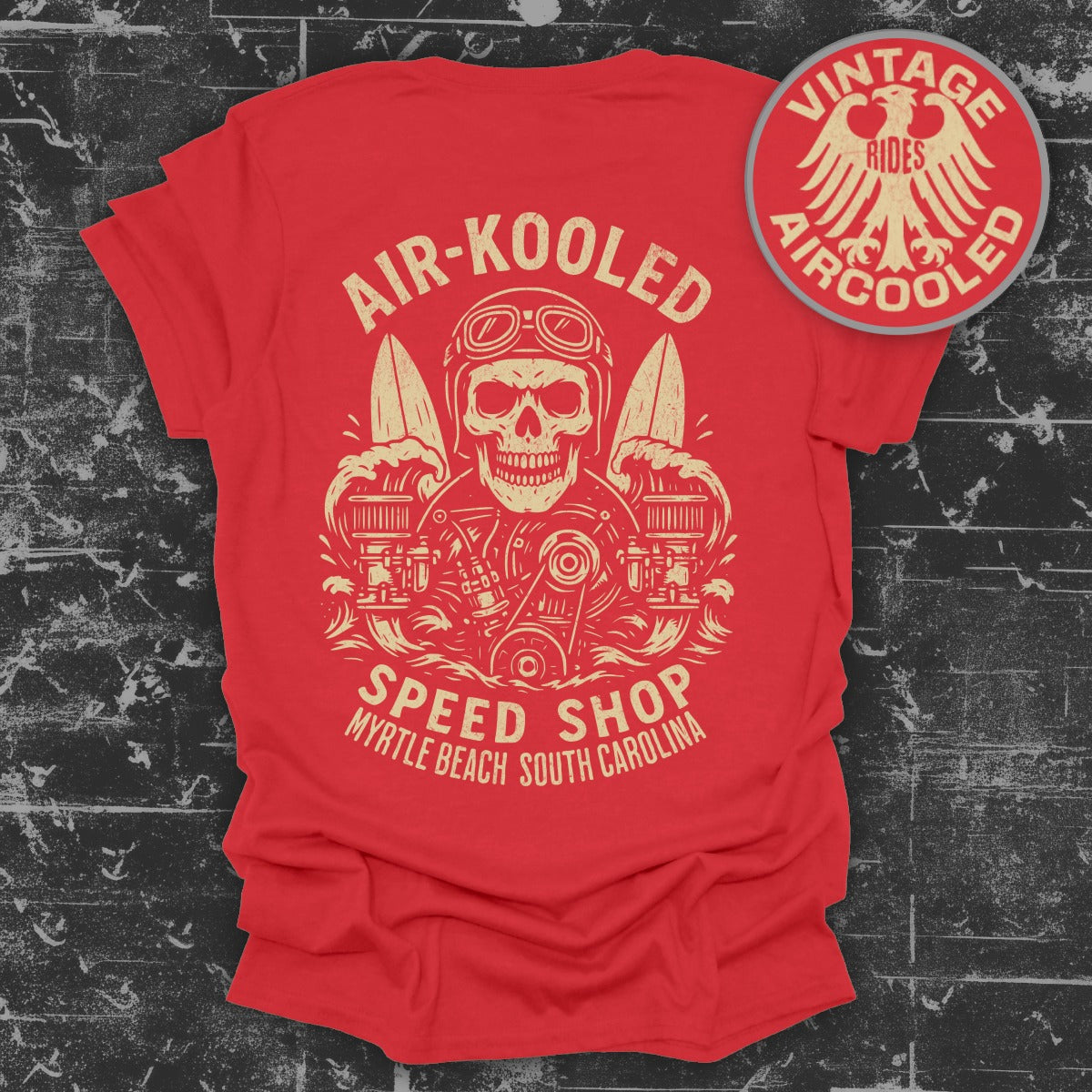 Air-Kooled Speed Shop Graphic T-Shirt product