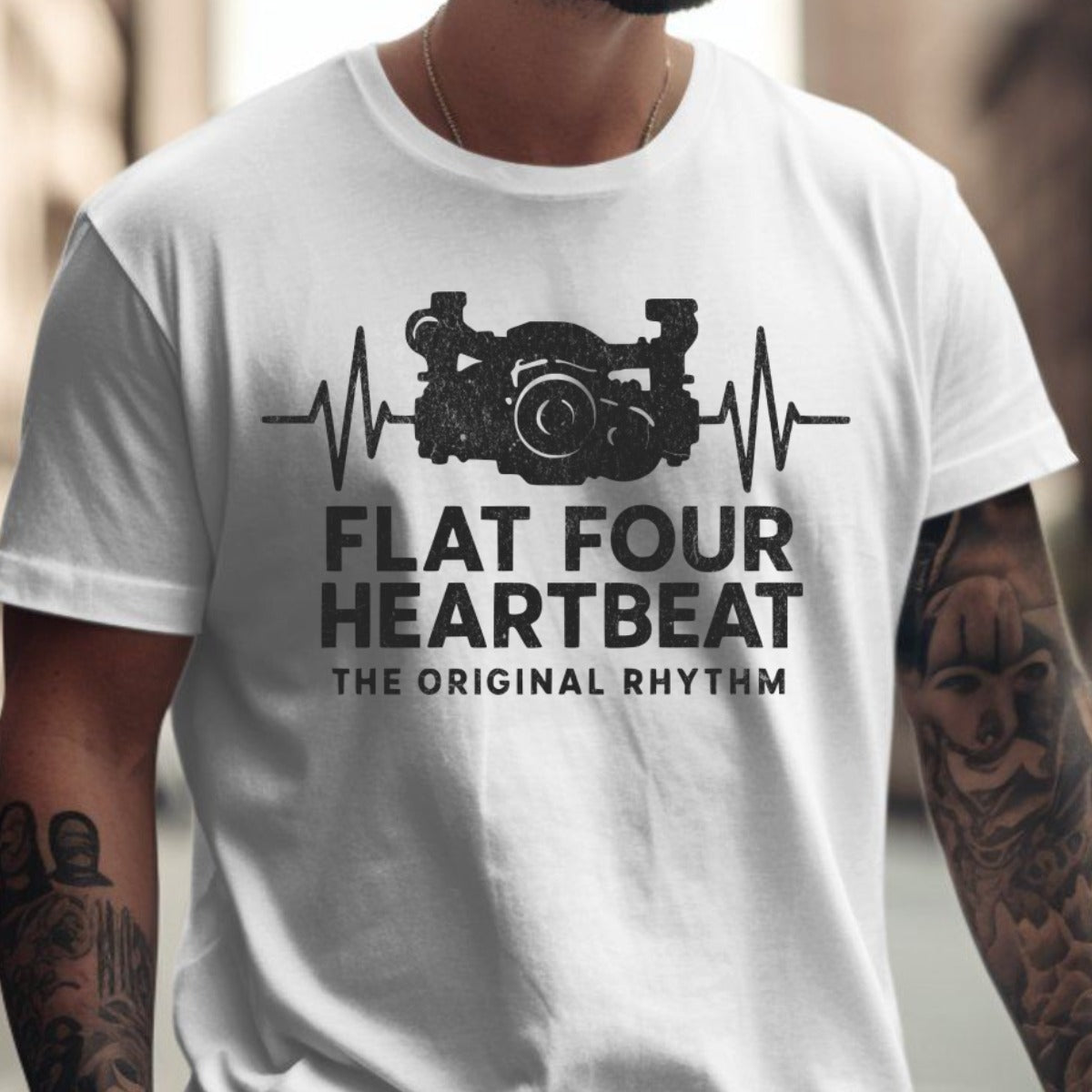 Flat Four Heartbeat The Original Rhythm T-Shirt product