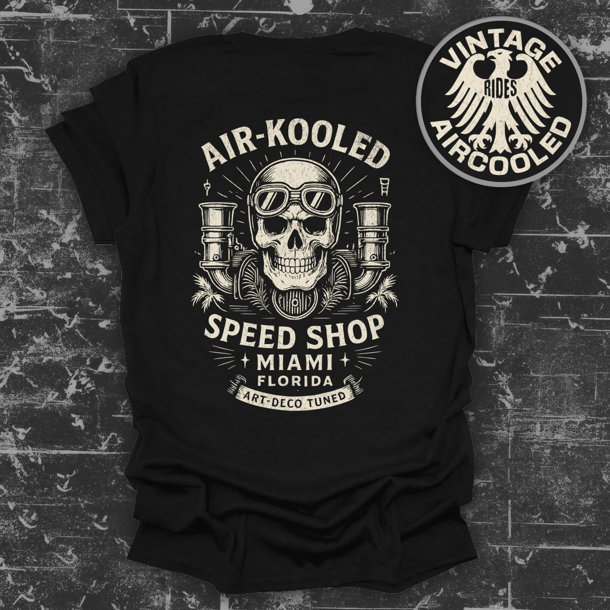 Air-Kooled Speed Shop Miami Florida T-shirt product type