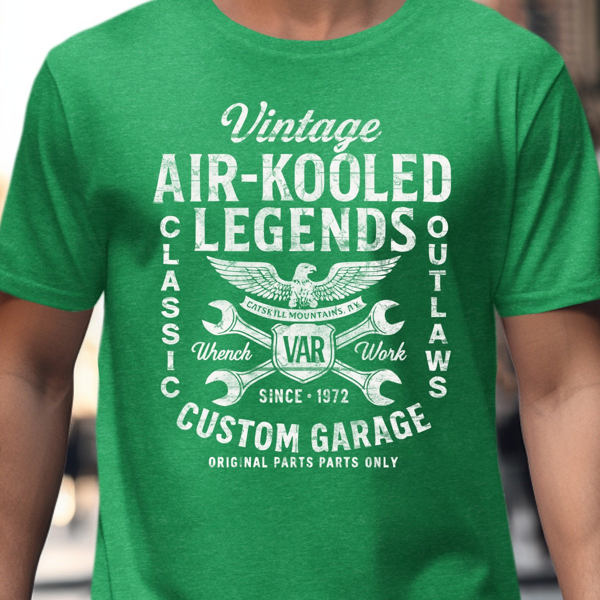 Vintage Air-Kooled Legends Custom Garage Tee