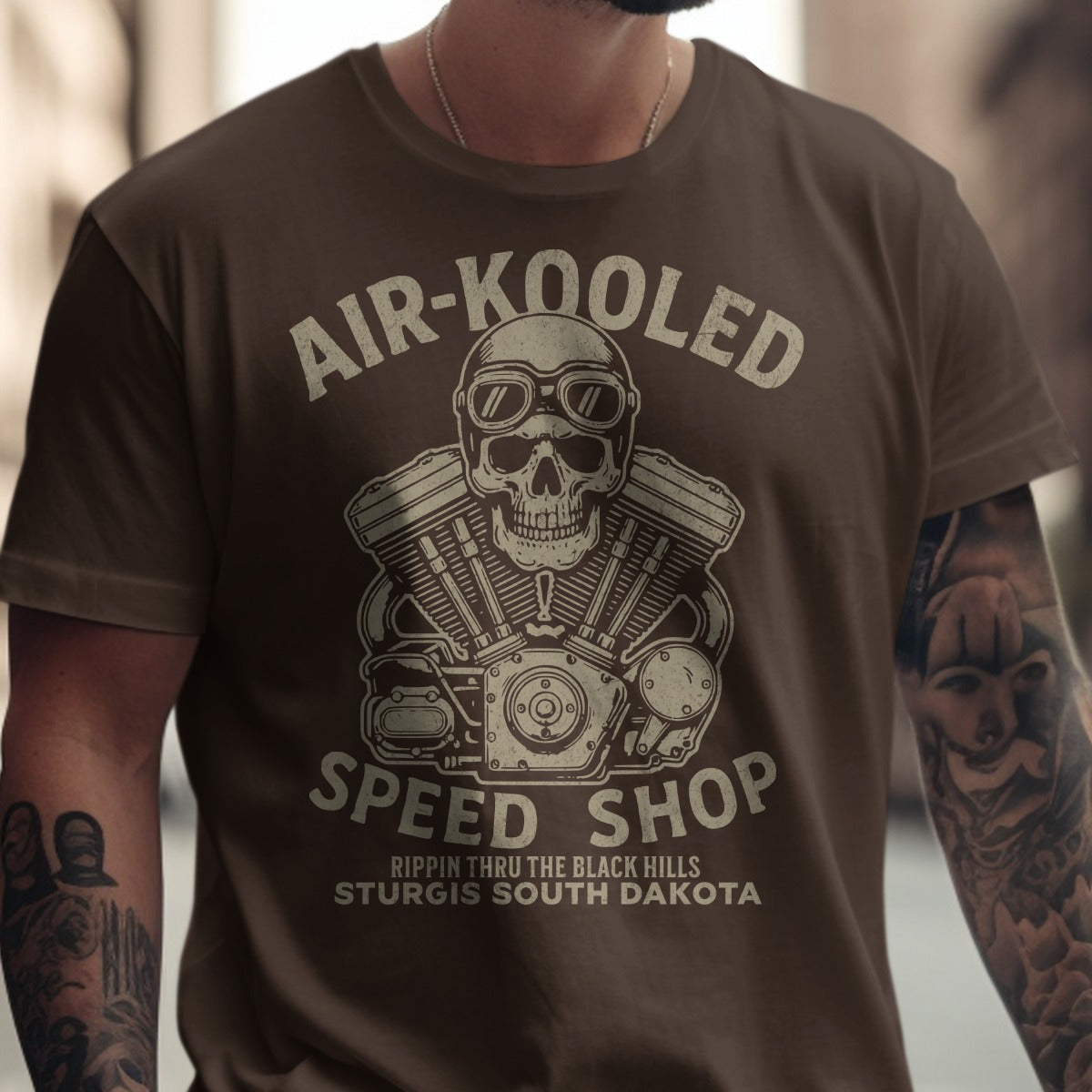 Air-Kooled Speed Shop Graphic Tee product