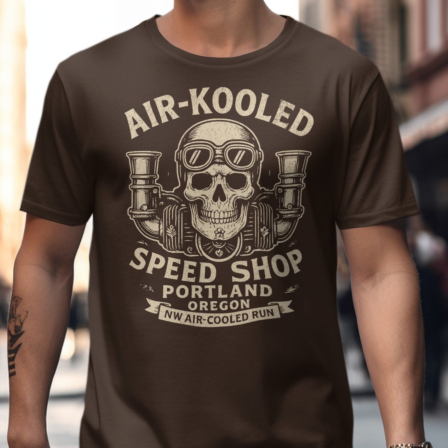 Air-Kooled Speed Shop Portland Northwest Tee product